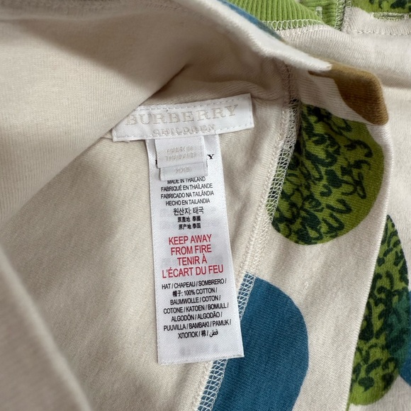 Burberry Baby Onesie and Hat Set - Picture 5 of 6